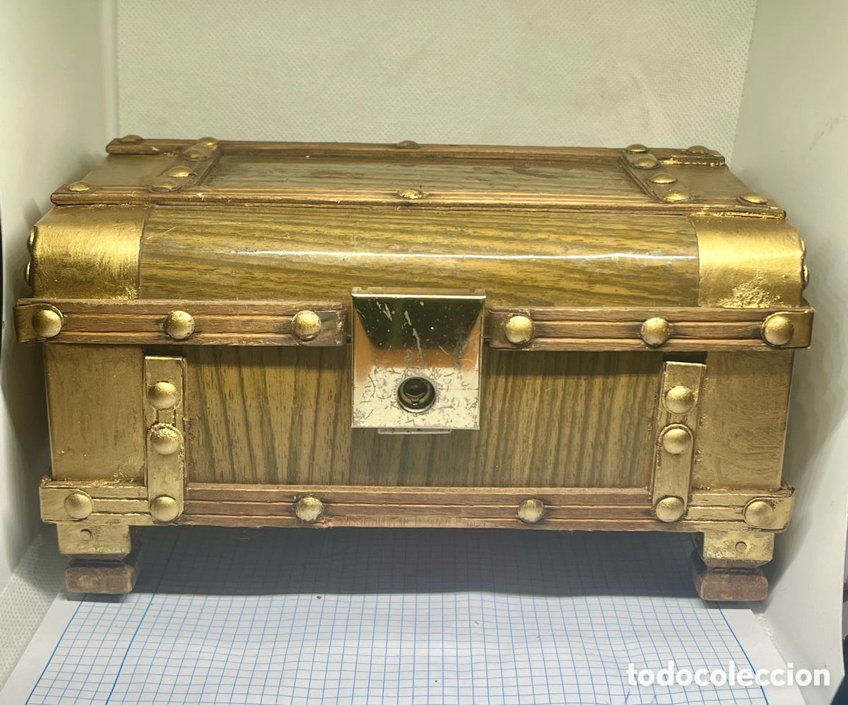 Antig&uuml;edades: CAJA -BA&Uacute;L MUSICAL ANTIGUO - Foto 1