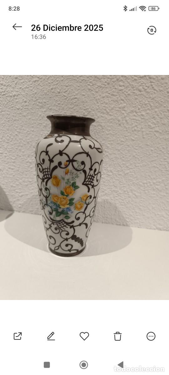 Antig&uuml;edades: Jarr&oacute;n porcelana y plata - Foto 1