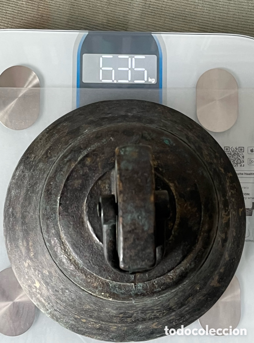 Antig&uuml;edades: Gran Campana de bronce antigua - Foto 6