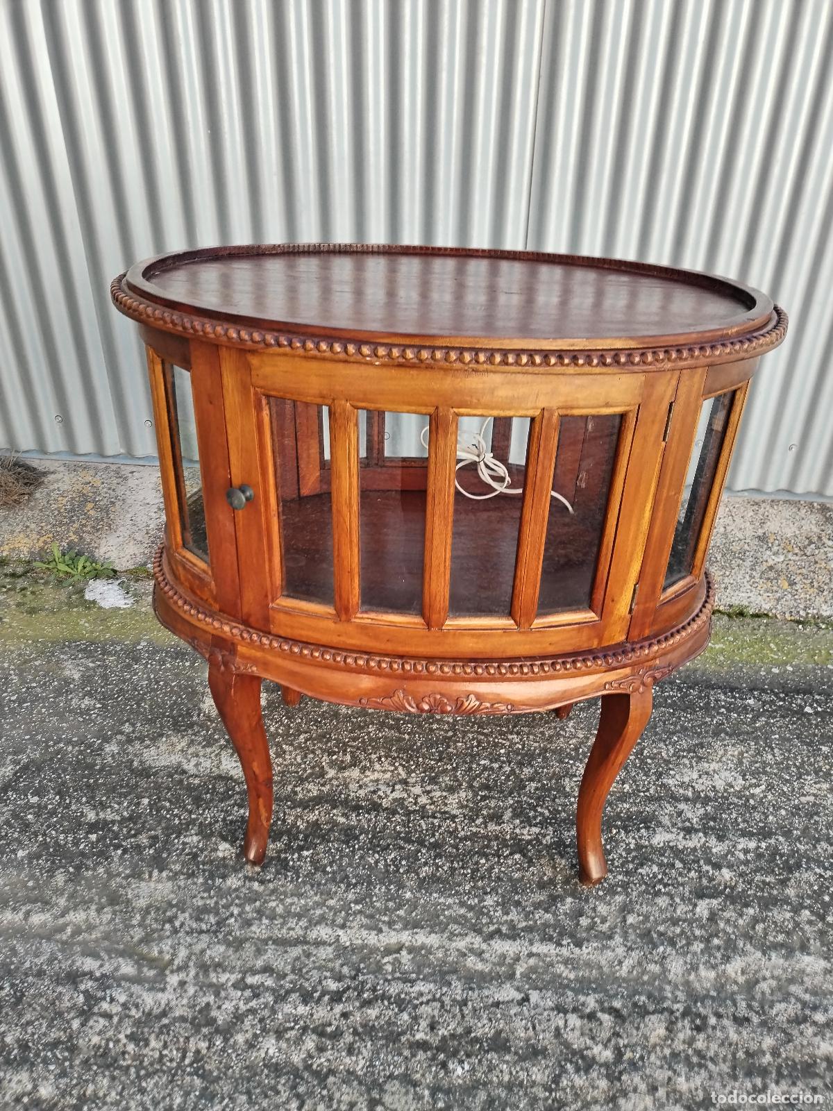 Antig&uuml;edades: mueble vitrina licorera de 2 puertas - Foto 2