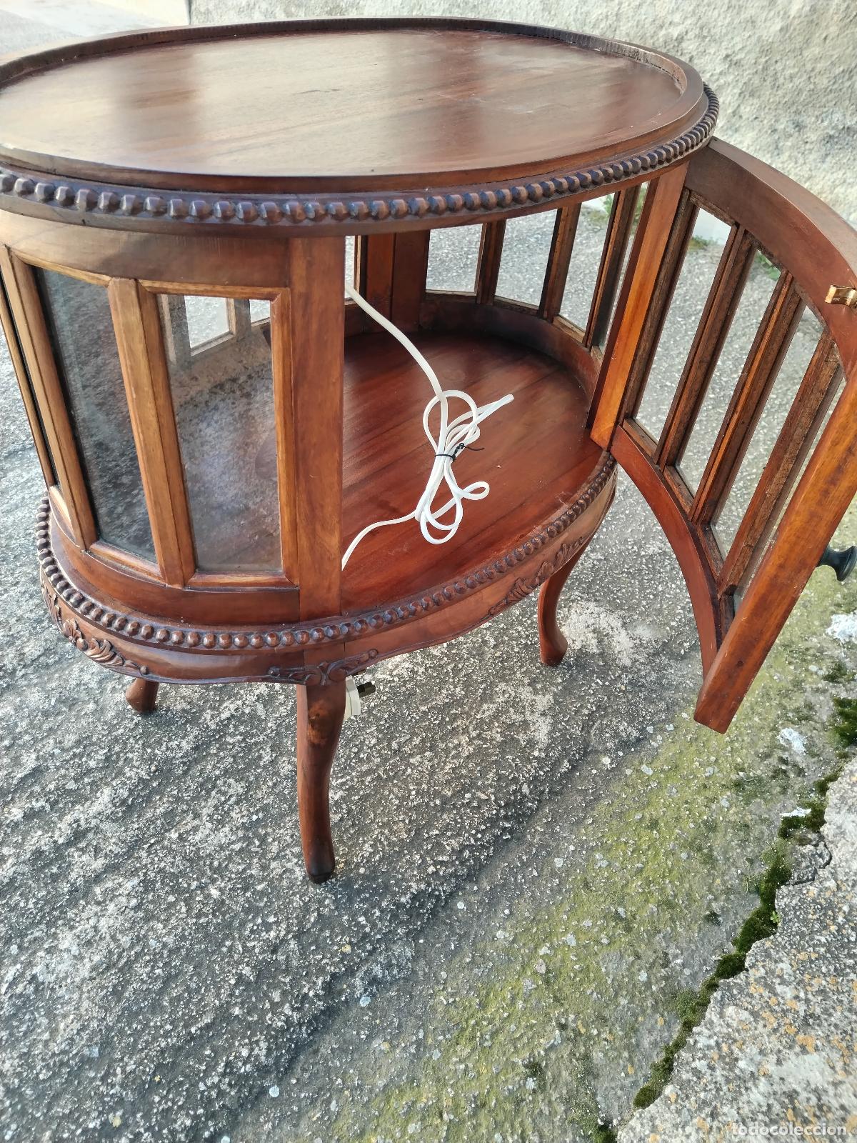 Antig&uuml;edades: mueble vitrina licorera de 2 puertas - Foto 5