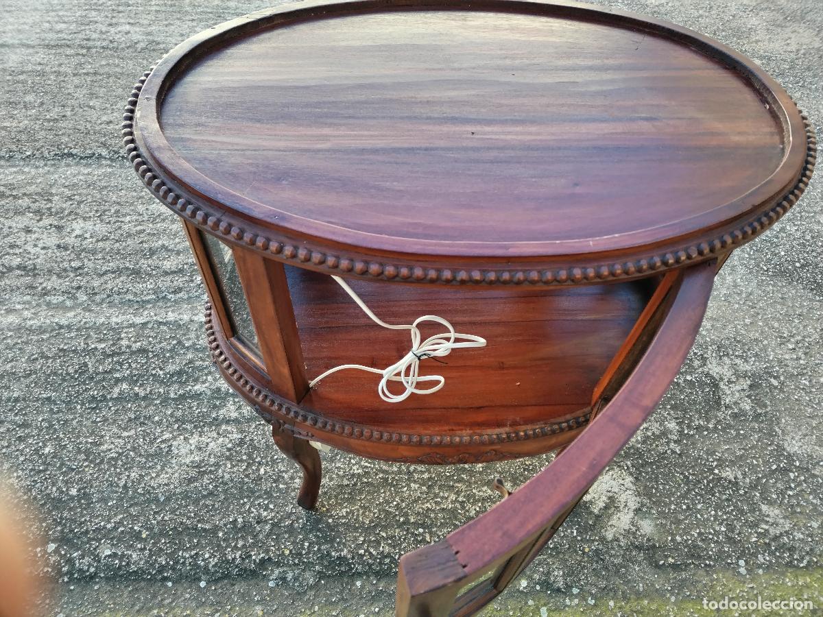 Antig&uuml;edades: mueble vitrina licorera de 2 puertas - Foto 7