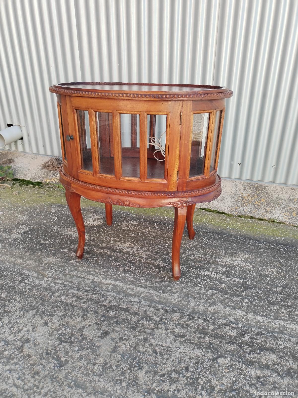 Antig&uuml;edades: mueble vitrina licorera de 2 puertas - Foto 10