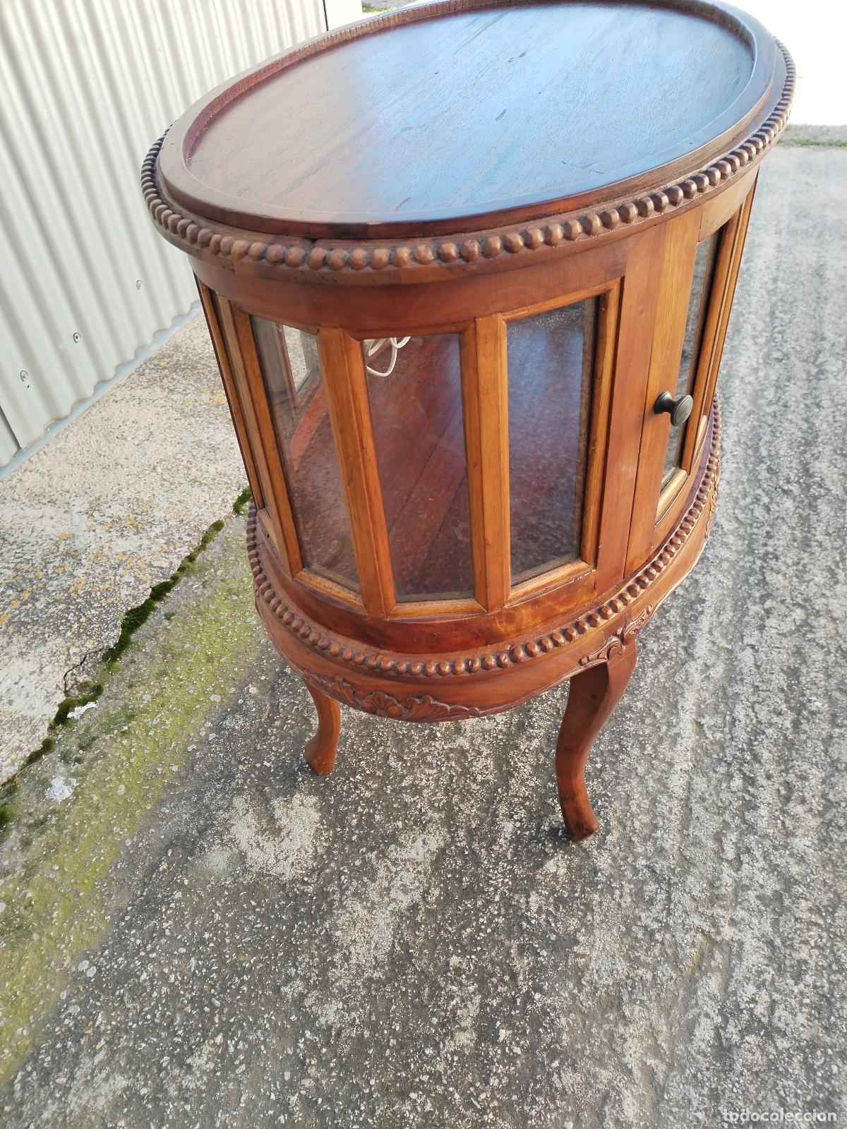 Antig&uuml;edades: mueble vitrina licorera de 2 puertas - Foto 15