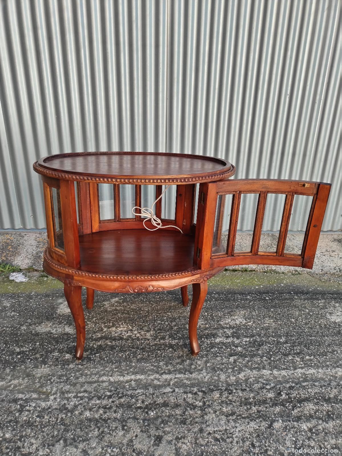 Antig&uuml;edades: mueble vitrina licorera de 2 puertas - Foto 17