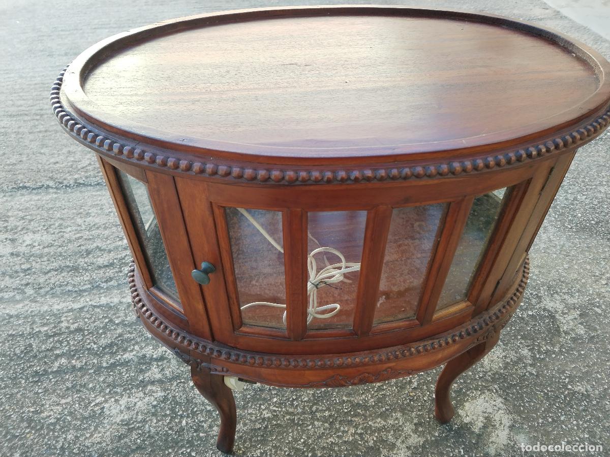 Antig&uuml;edades: mueble vitrina licorera de 2 puertas - Foto 18