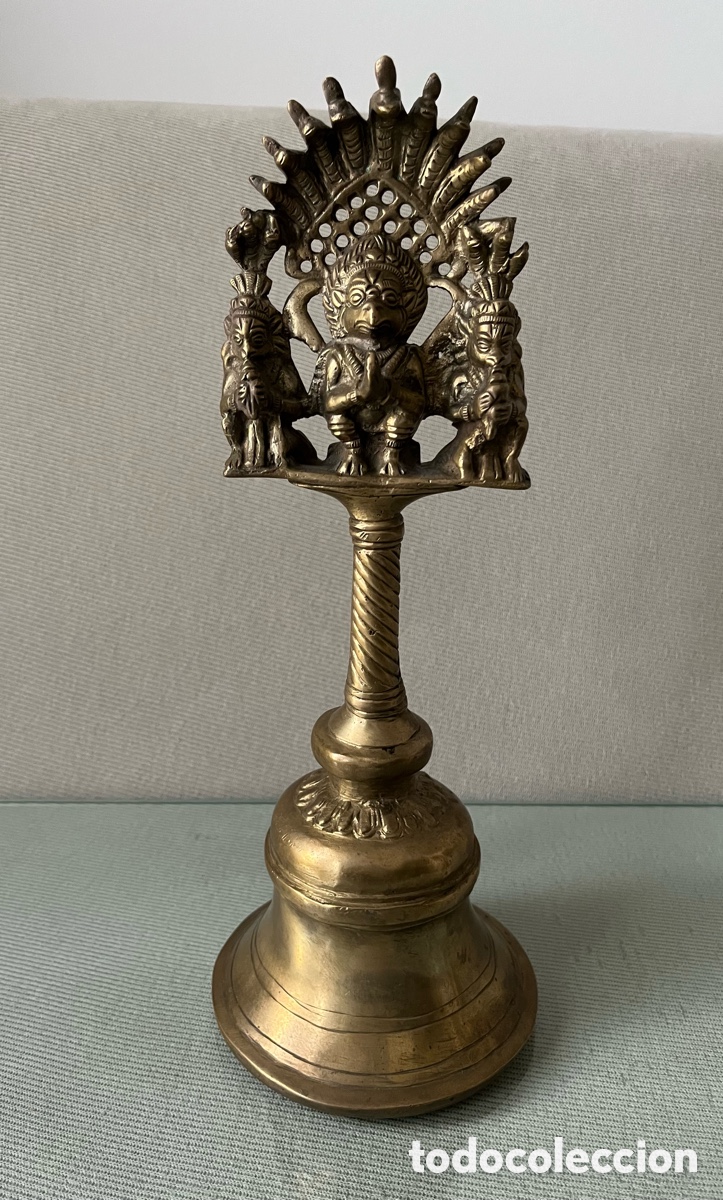 Antig&uuml;edades: Campana de bronce oriental - Foto 2