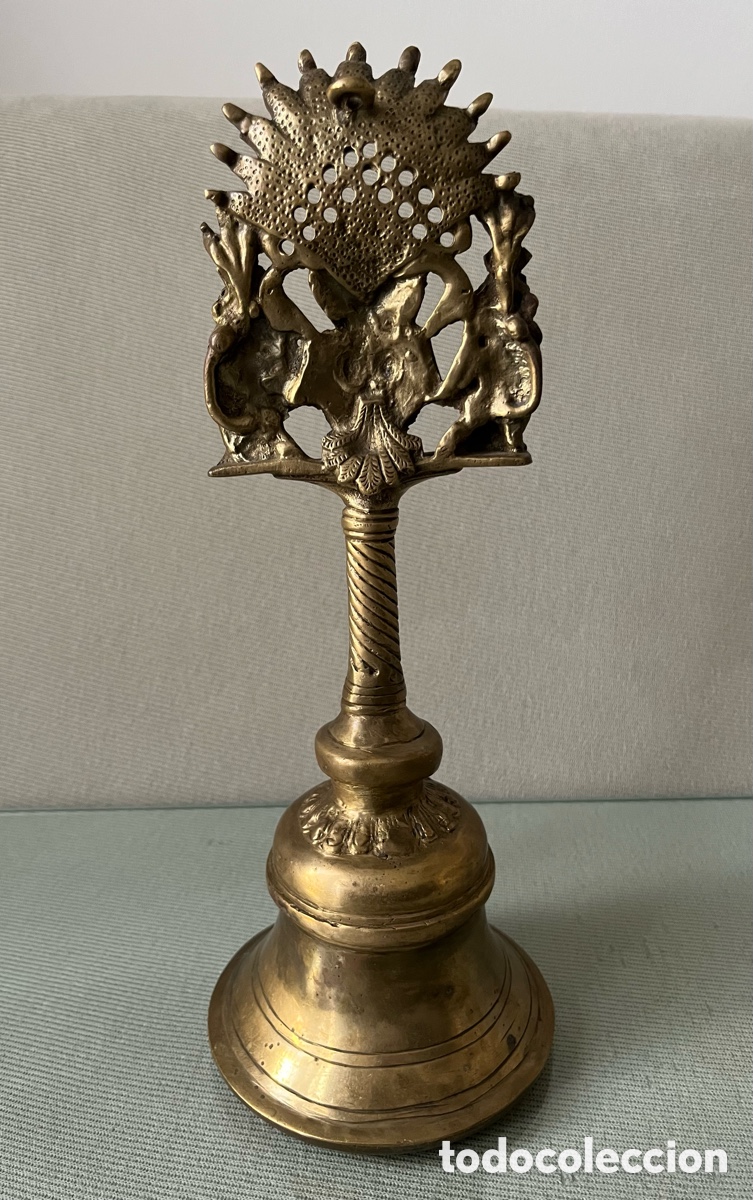 Antig&uuml;edades: Campana de bronce oriental - Foto 3