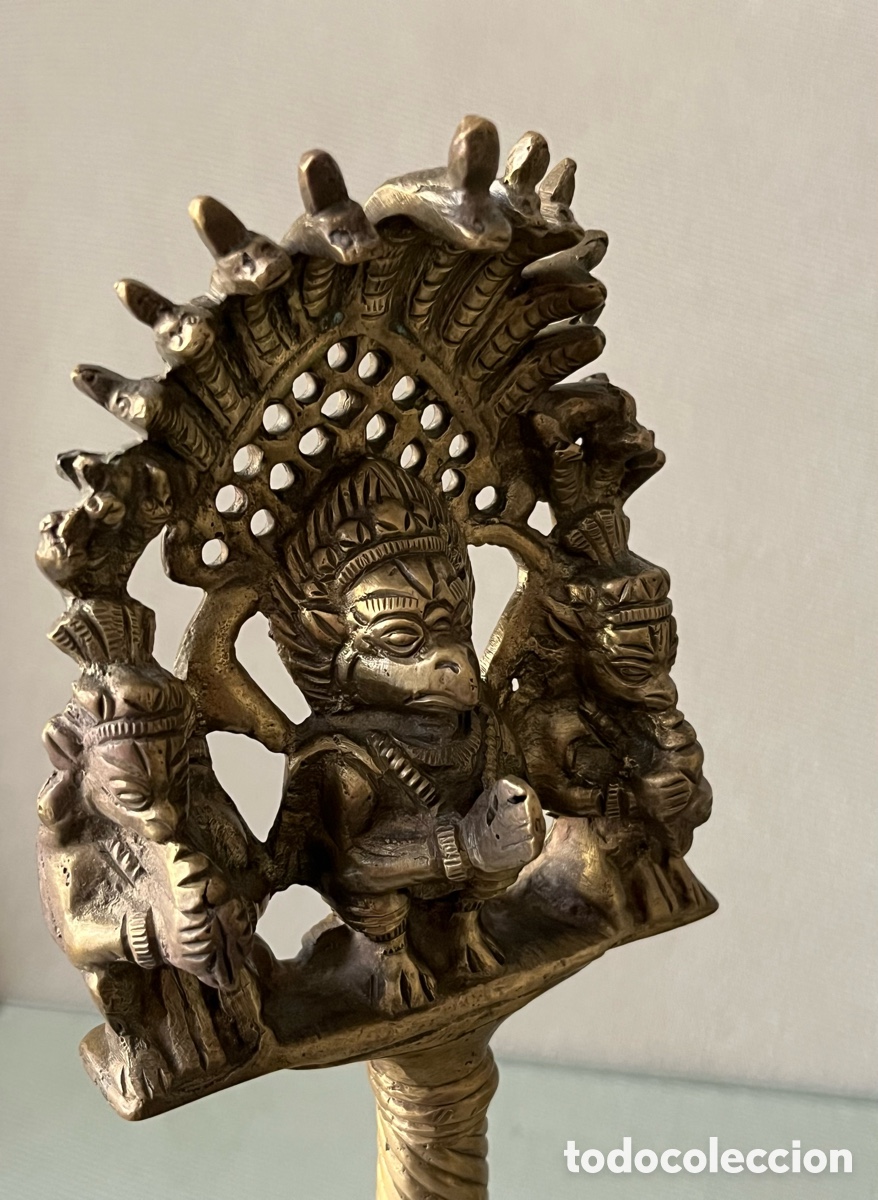 Antig&uuml;edades: Campana de bronce oriental - Foto 5