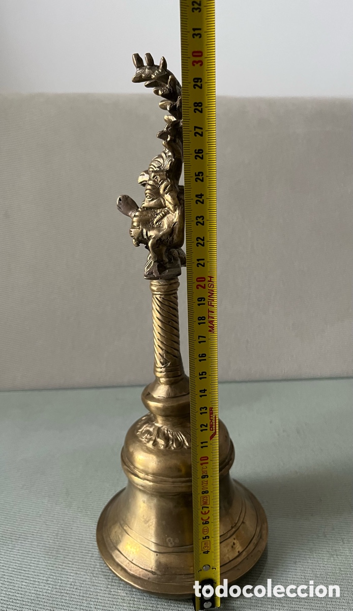 Antig&uuml;edades: Campana de bronce oriental - Foto 8