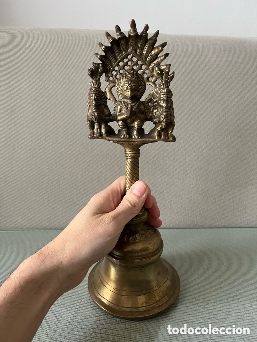 Antig&uuml;edades: Campana de bronce oriental - Foto 1