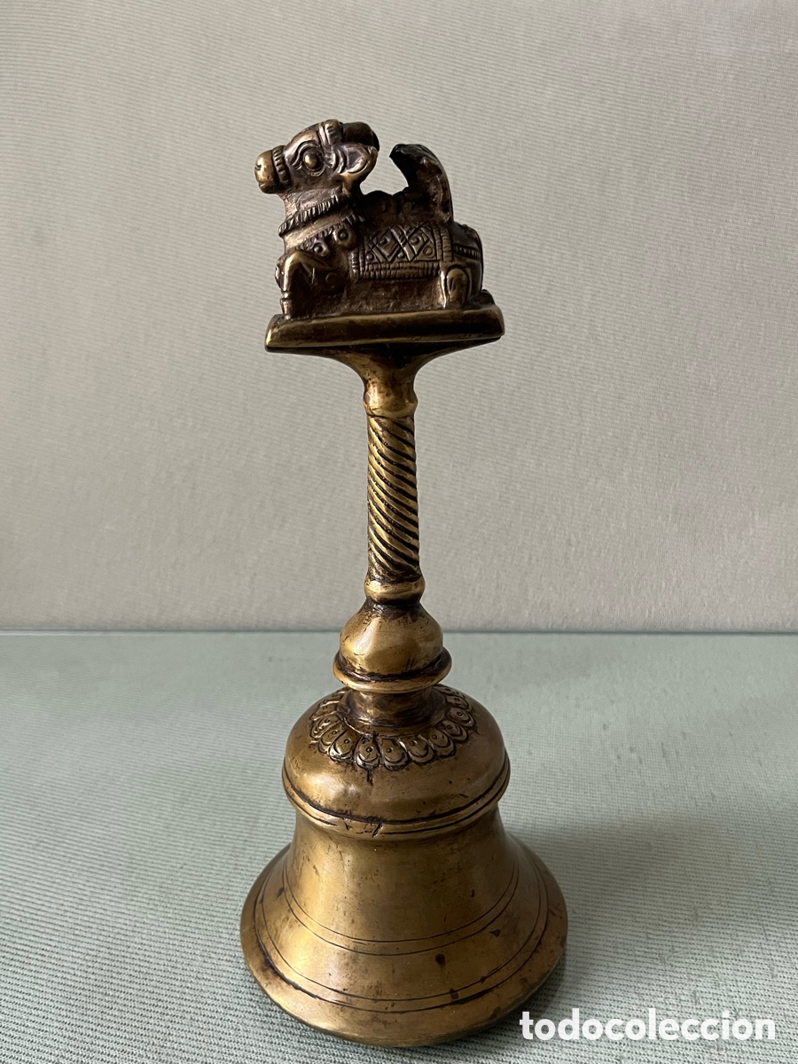 Antig&uuml;edades: Campana de bronce oriental - Foto 4