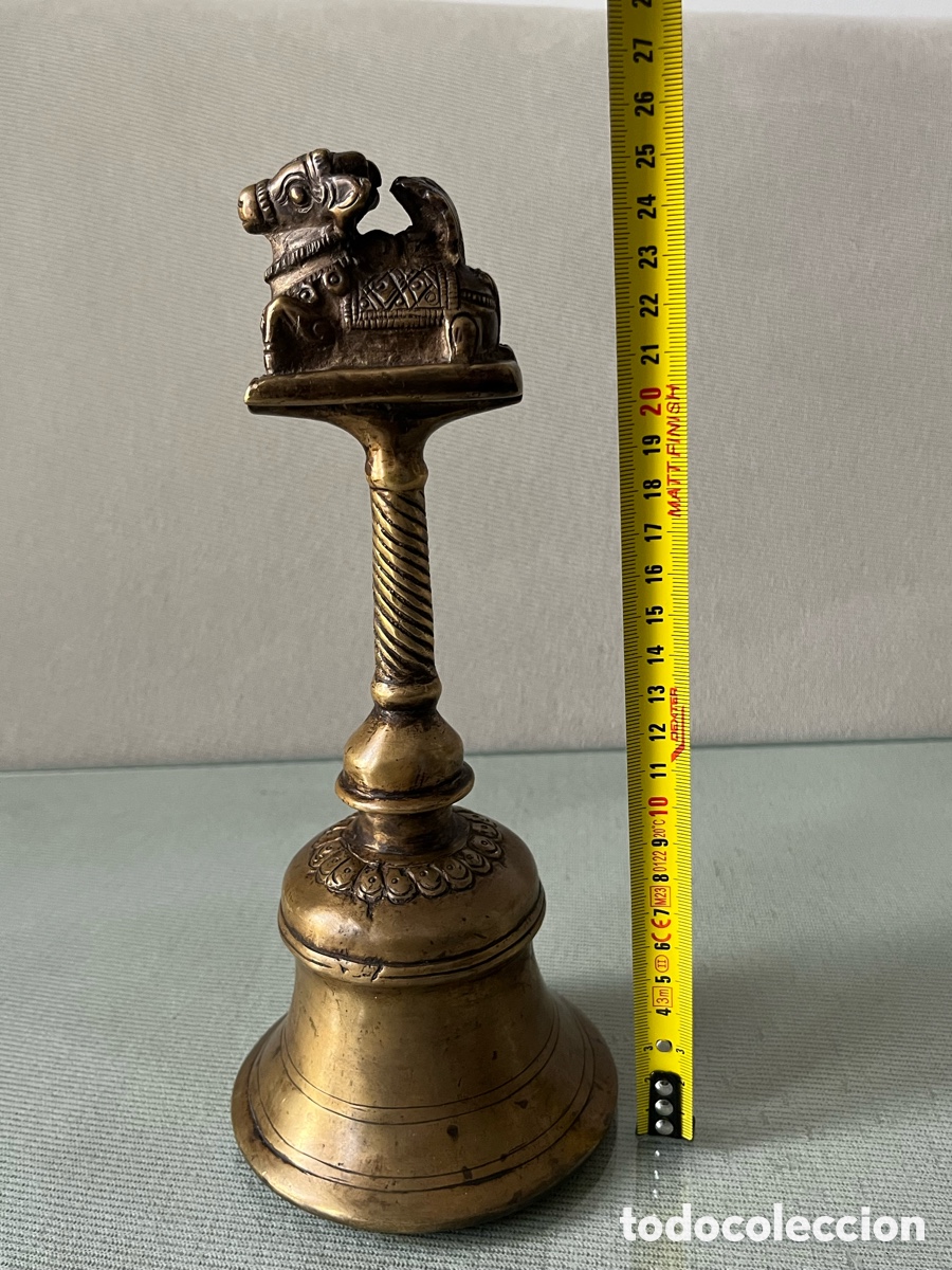 Antig&uuml;edades: Campana de bronce oriental - Foto 5