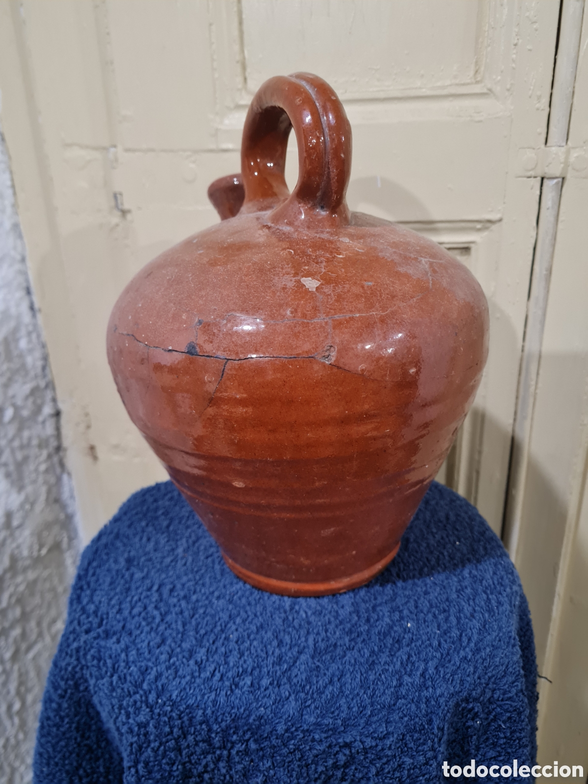 Antig&uuml;edades: Antiguo c&aacute;ntaro de aceite Catal&aacute;n - Foto 2
