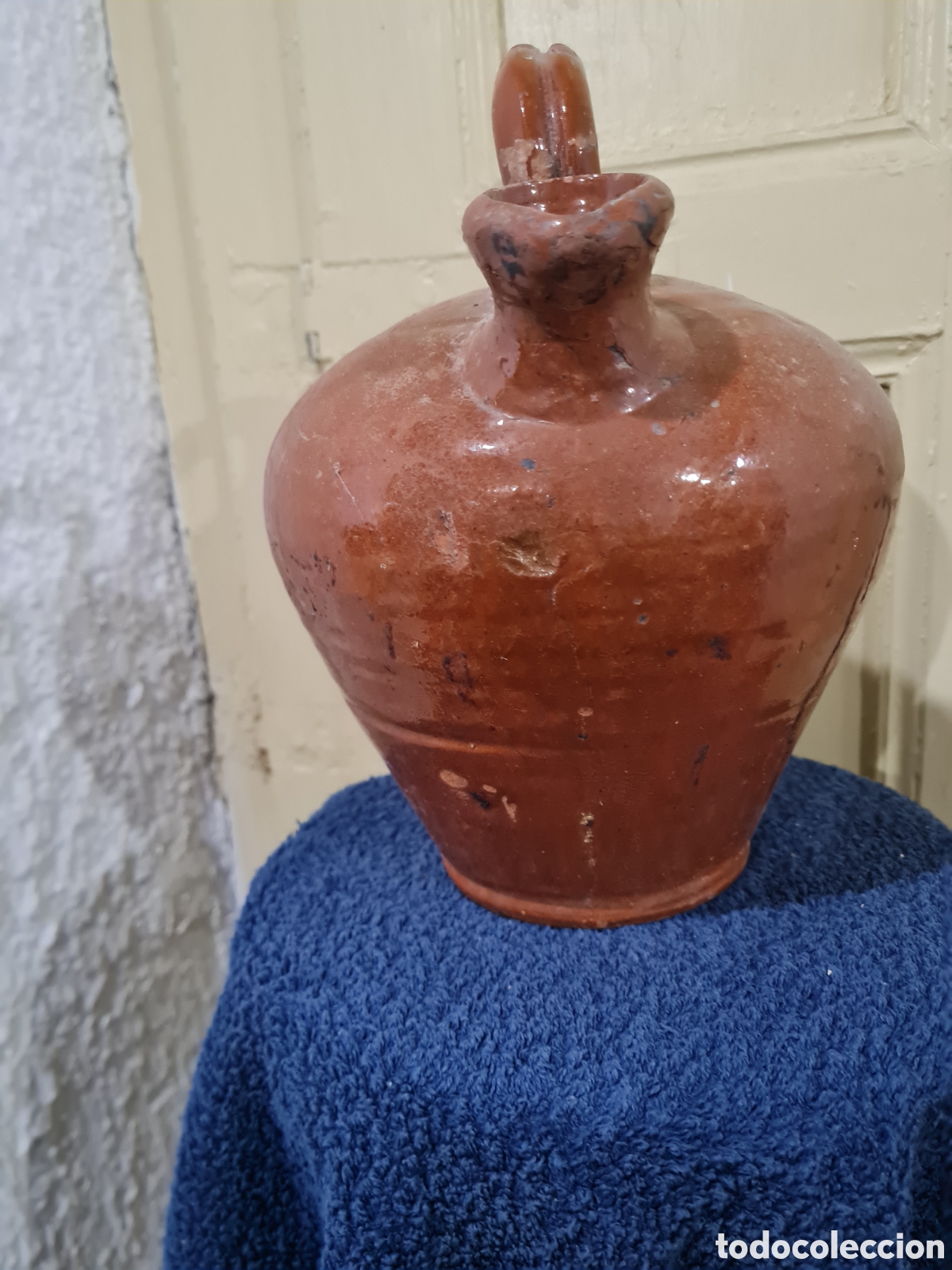 Antig&uuml;edades: Antiguo c&aacute;ntaro de aceite Catal&aacute;n - Foto 4