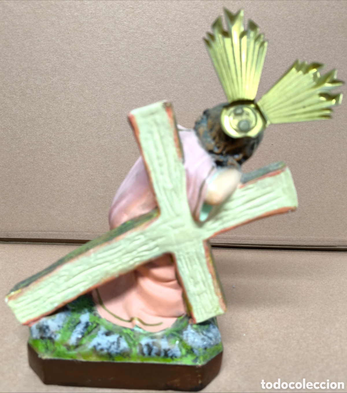 Antig&uuml;edades: NI&Ntilde;O JES&Uacute;S CON CRUZ DE OLOT - Foto 4