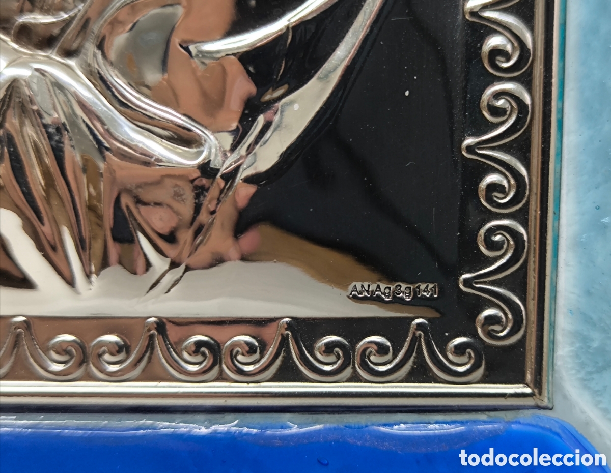 Antig&uuml;edades: JUAN PABLO II EN PLATA Y CRISTAL - Foto 3