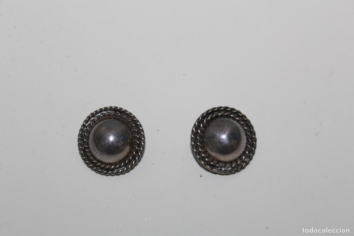 Antig&uuml;edades: ANTIGUOS PENDIENTES DE PLATA MEXICO 925 - Foto 1