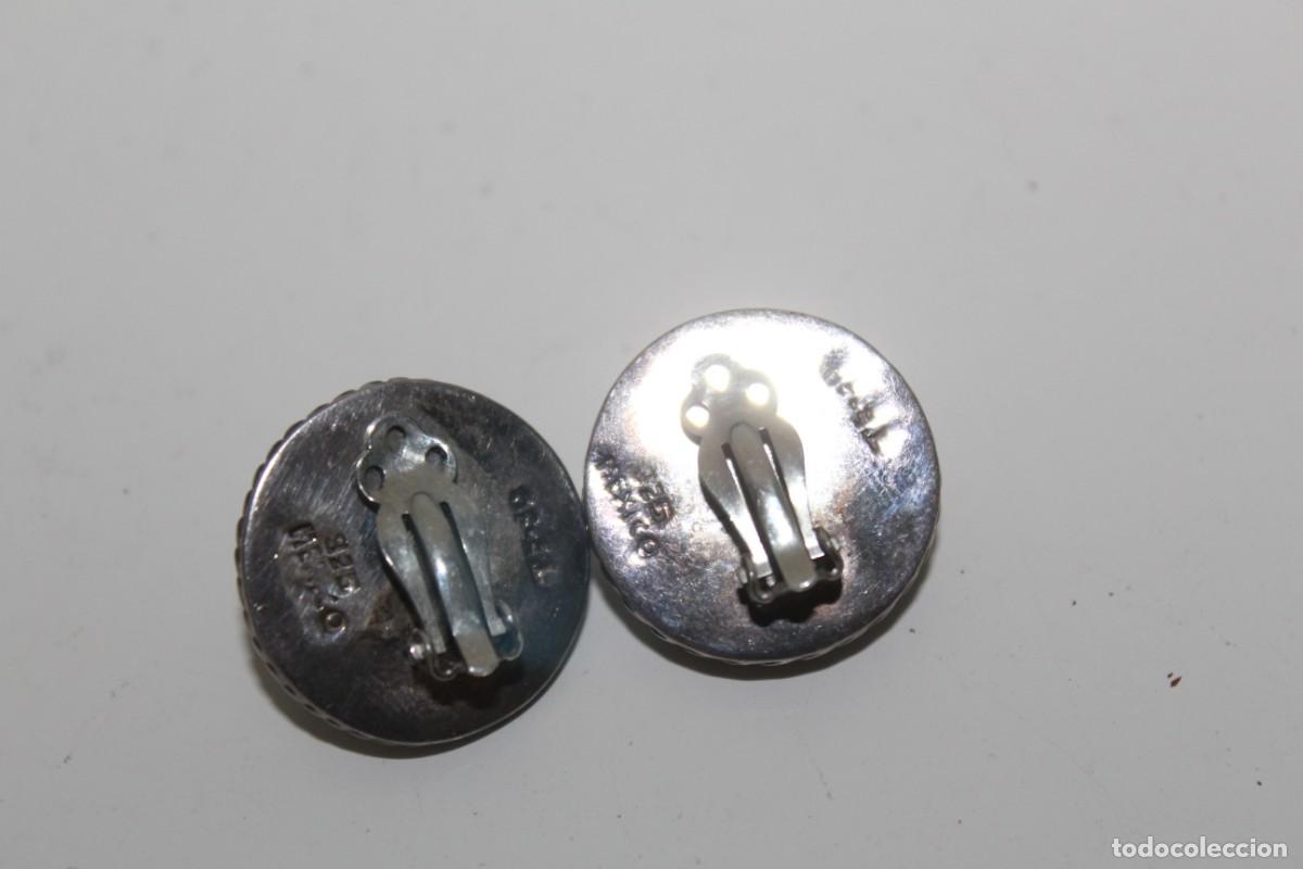 Antig&uuml;edades: ANTIGUOS PENDIENTES DE PLATA MEXICO 925 - Foto 2