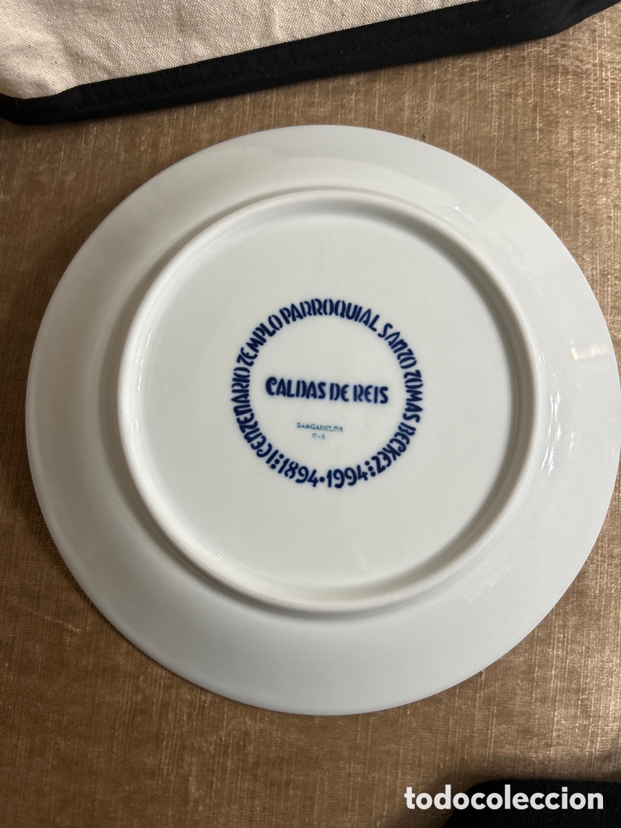 Antig&uuml;edades: Plato de porcelana de sargadelos - Foto 2