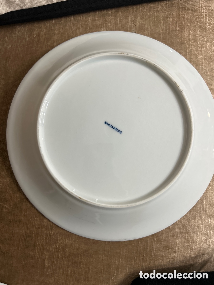 Antig&uuml;edades: Plato de porcelana de sargadelos - Foto 2