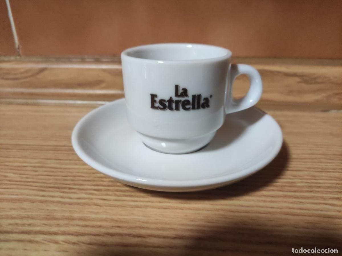 Antig&uuml;edades: 6 Tazas y Platos Caf&eacute; La Estrella - Foto 2