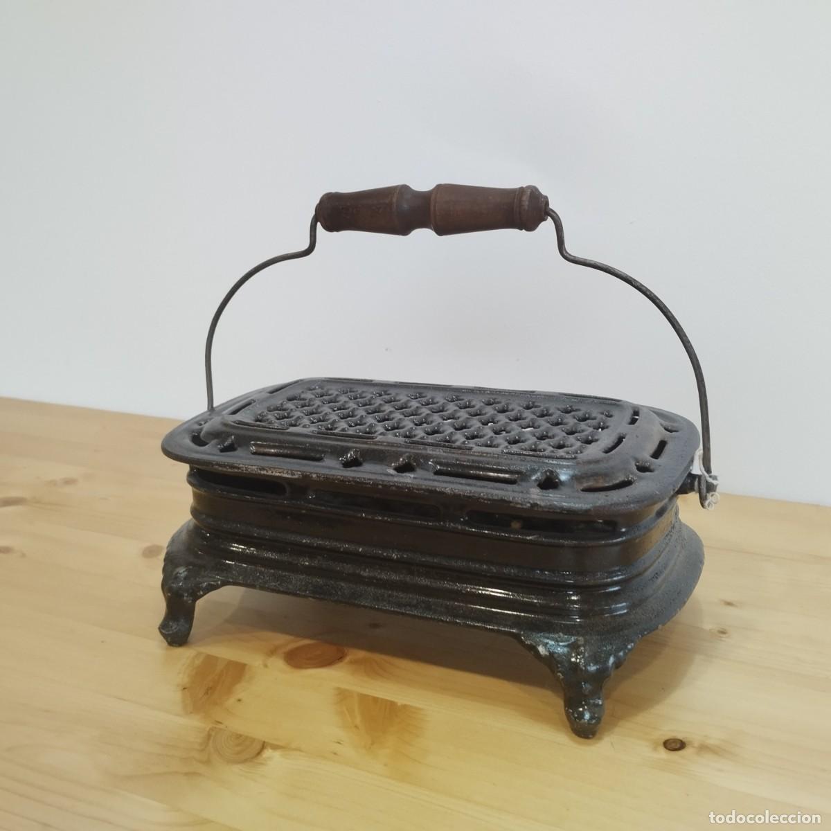 Antig&uuml;edades: Brasero de mano hierro colado - Foto 3