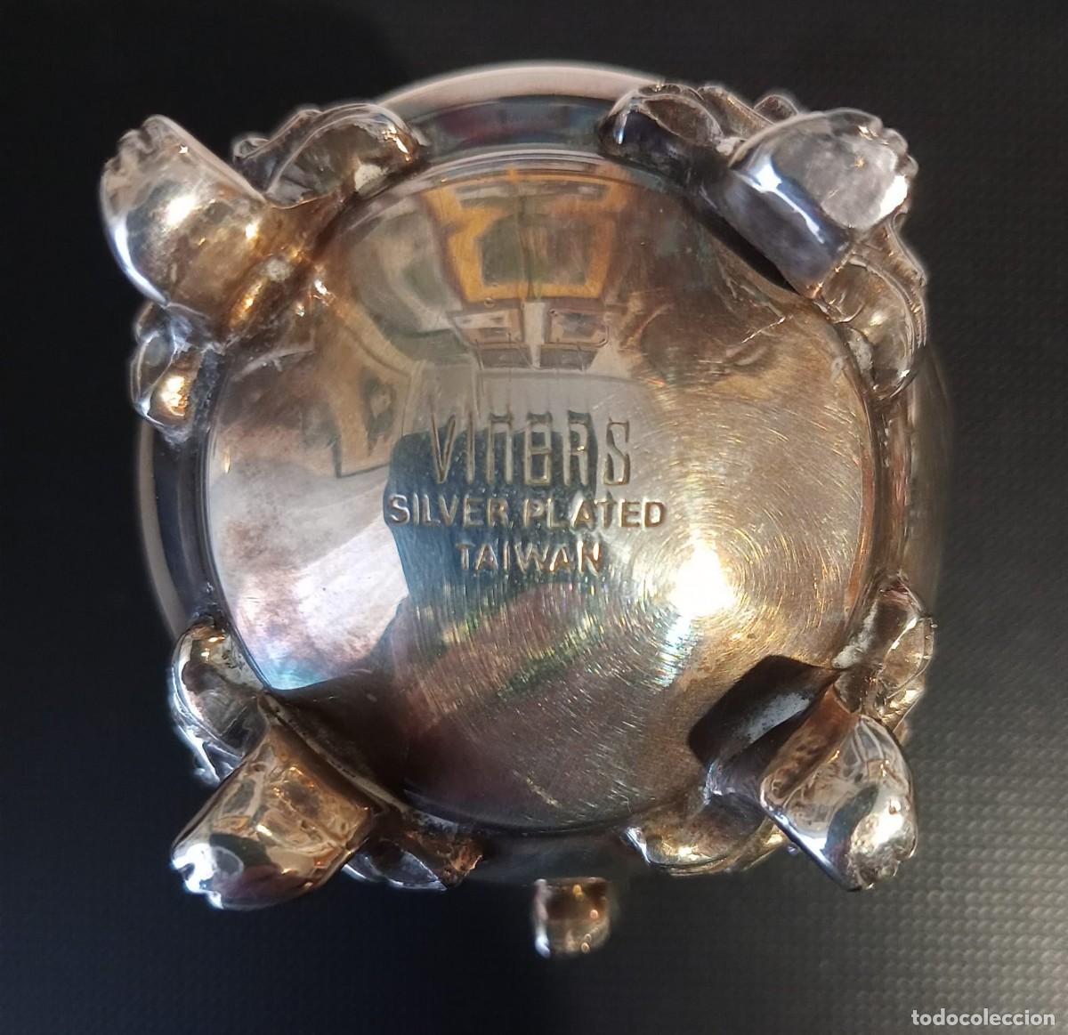 Antig&uuml;edades: Jarrita silver plated de uso en servicios religiosos - Foto 2
