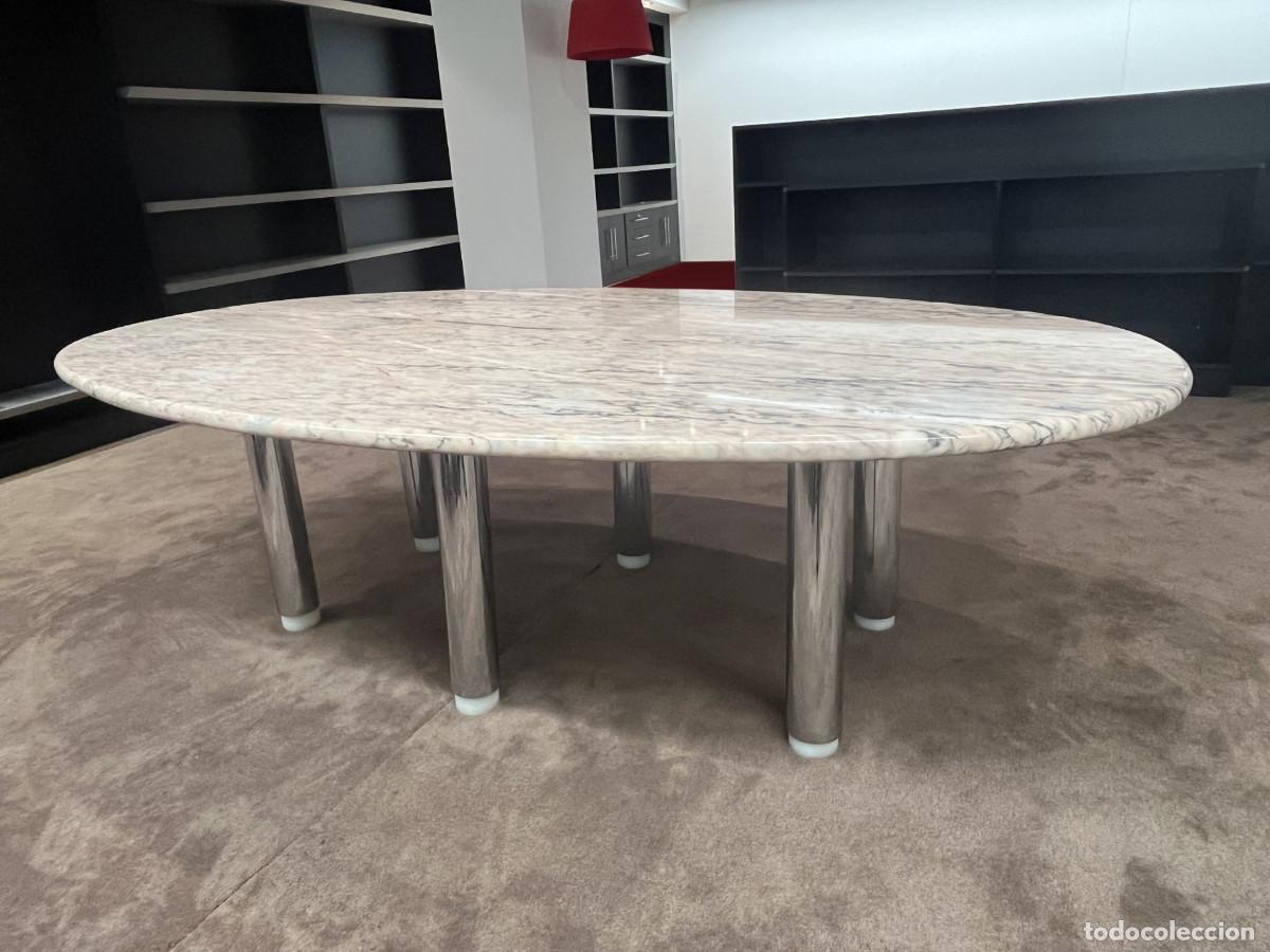 Antig&uuml;edades: Mesa de m&aacute;rmol de dise&ntilde;o. - Foto 1
