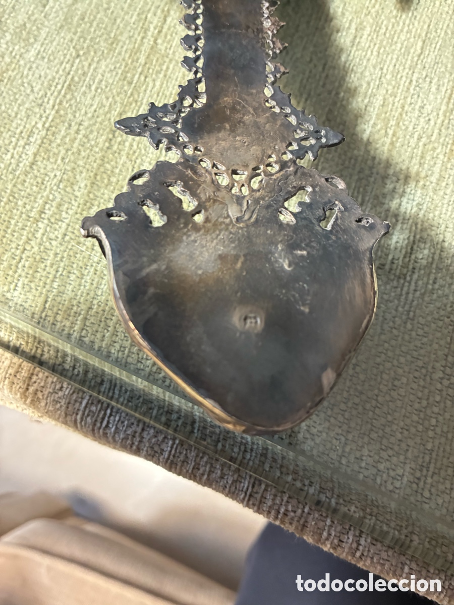 Antig&uuml;edades: cruz benditera de plata - Foto 3