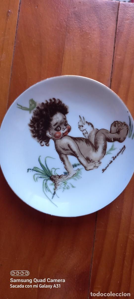 Antig&uuml;edades: Plato cer&aacute;mica 10 cm. - Foto 1