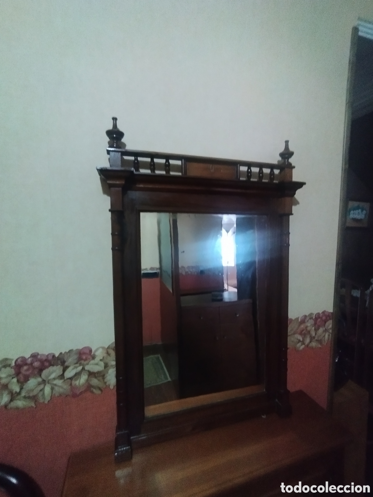 Antig&uuml;edades: Espejo antiguo Alfonsino - Foto 1