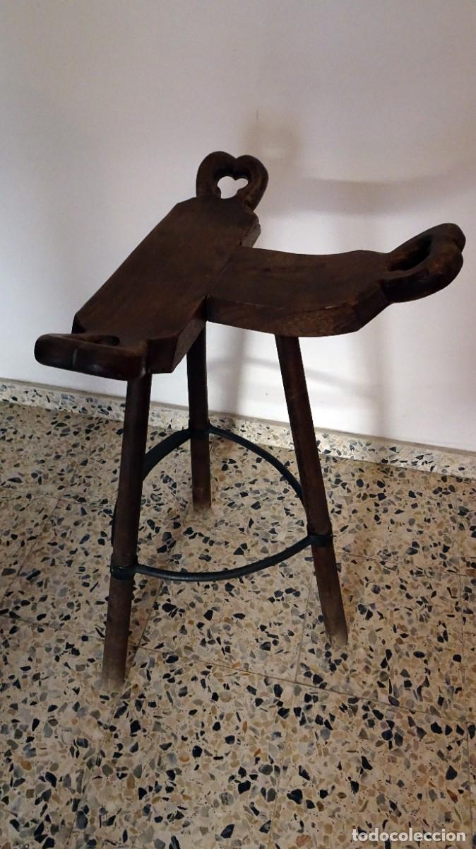 Antig&uuml;edades: Taburete alto barra bar - Foto 2