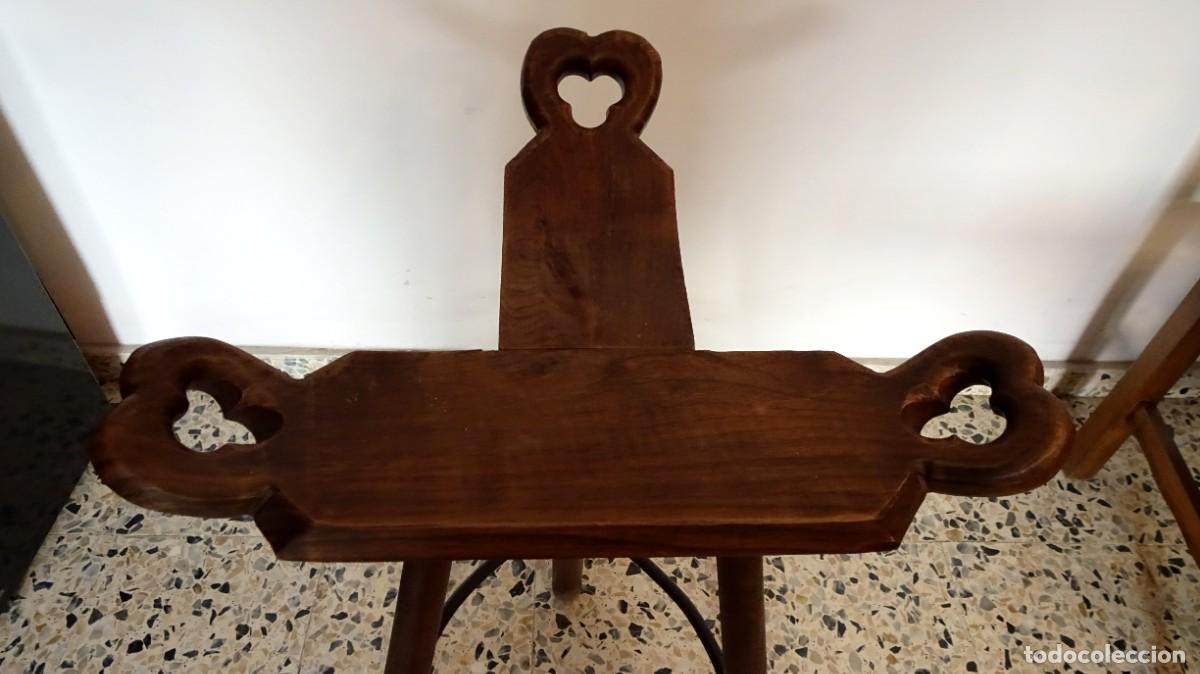 Antig&uuml;edades: Taburete alto barra bar - Foto 3