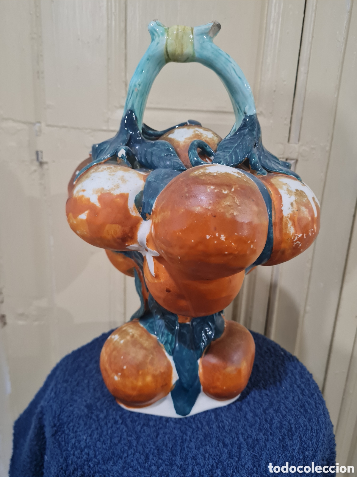 Antig&uuml;edades: Antiguo botijo de naranjas Valenciano - Foto 4