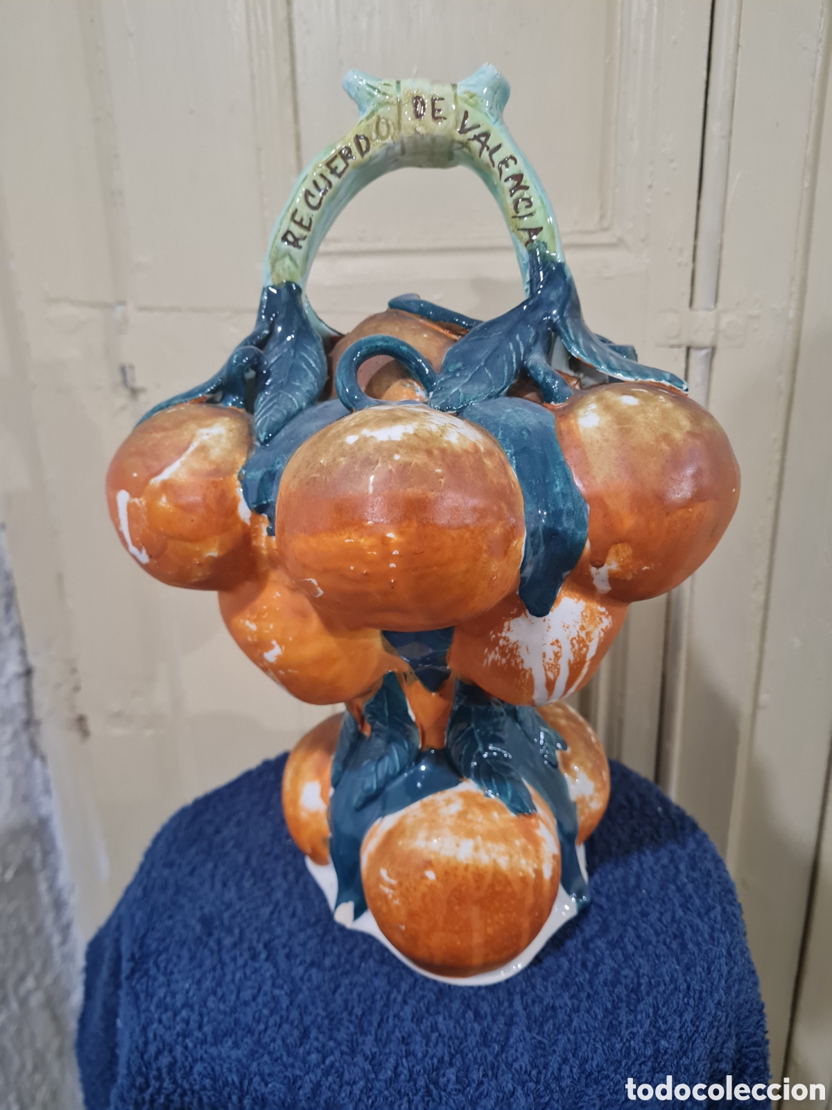 Antig&uuml;edades: Antiguo botijo de naranjas Valenciano - Foto 1
