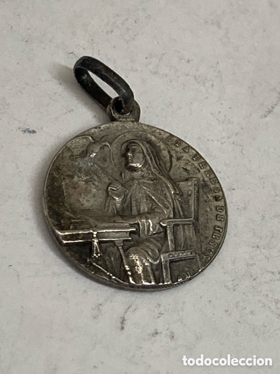 Antig&uuml;edades: Medalla de plata religiosa C526 - Foto 1