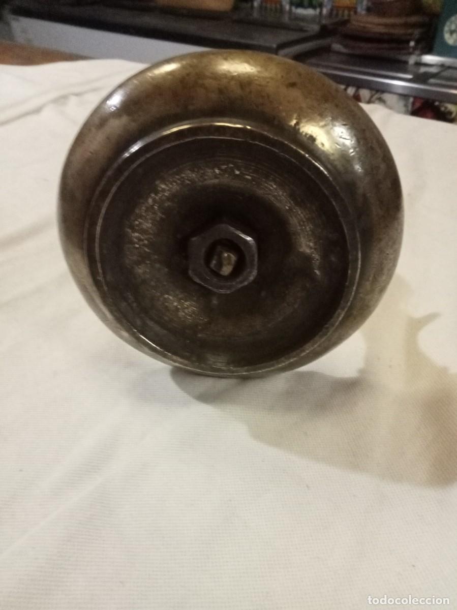 Antig&uuml;edades: Candelabro metal antiguo - Foto 3