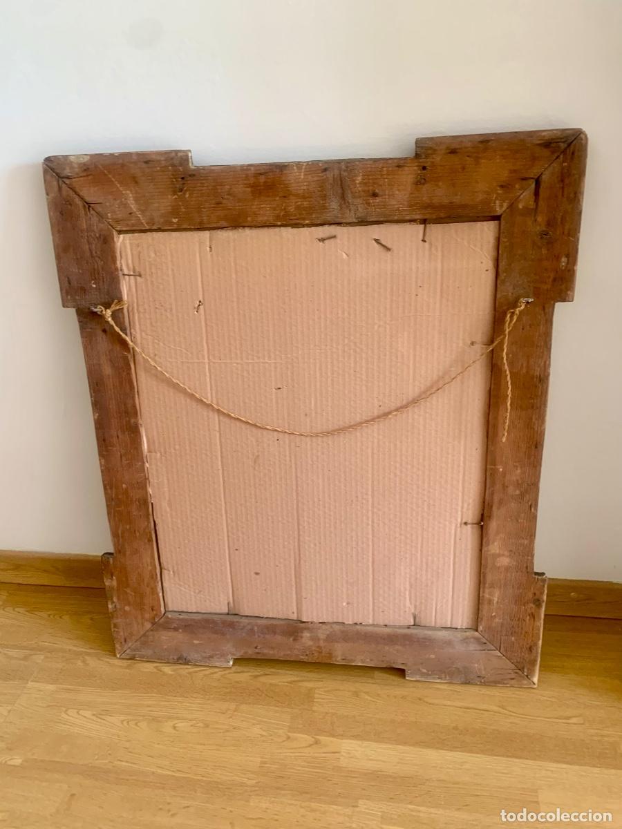 Antig&uuml;edades: Marco isabelino madera y pan de oro - Foto 3