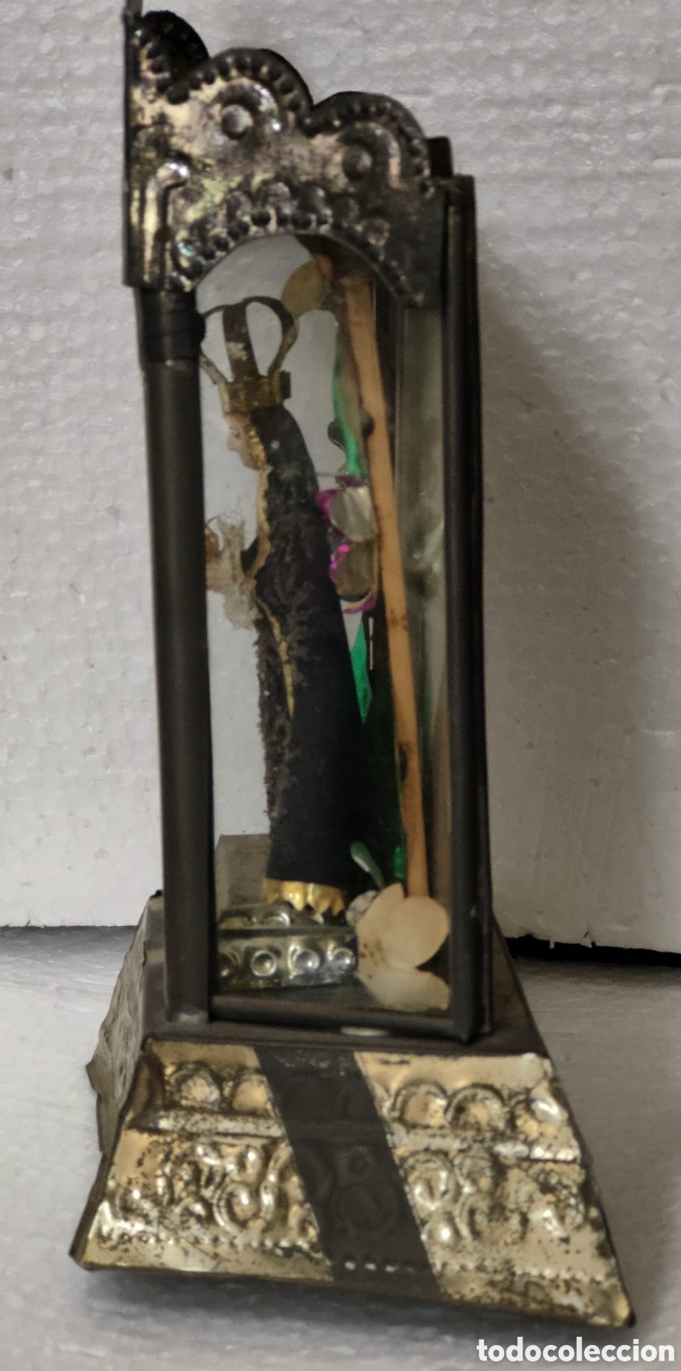 Antig&uuml;edades: URNA HOJALATA VIRGEN - Foto 2