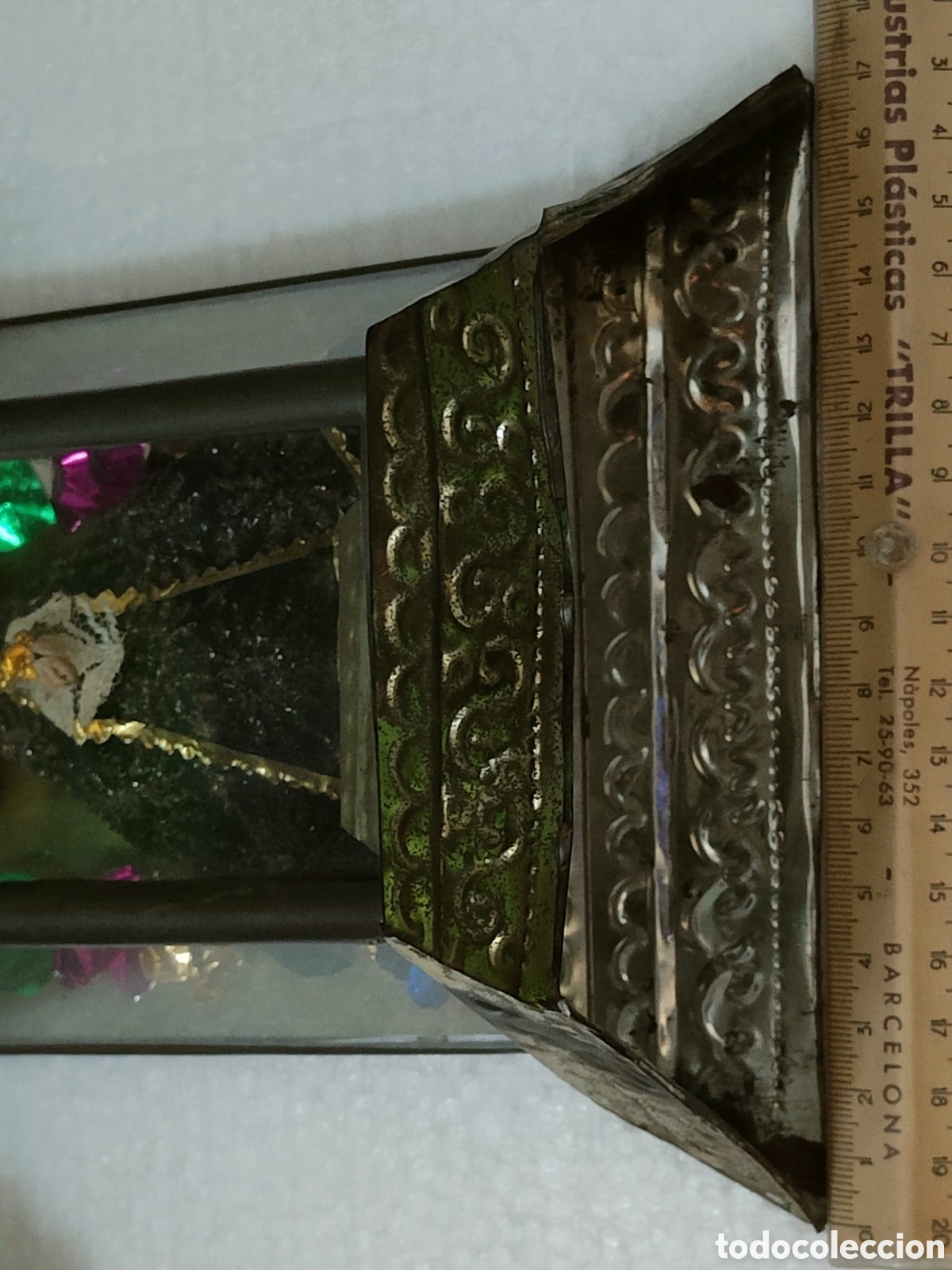 Antig&uuml;edades: URNA HOJALATA VIRGEN - Foto 4