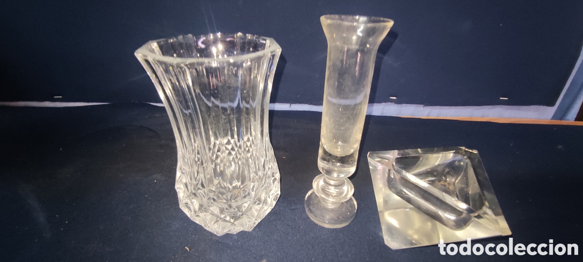 Antig&uuml;edades: Conjunto piezas de cristal - Foto 2