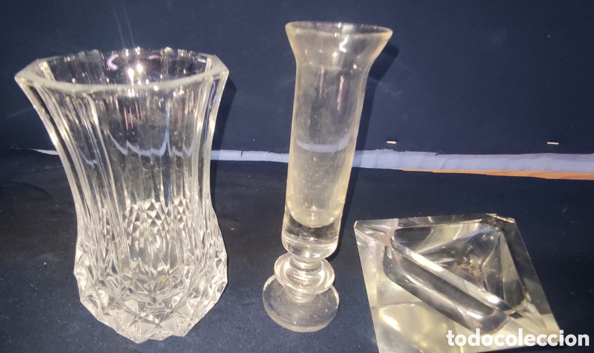 Antig&uuml;edades: Conjunto piezas de cristal - Foto 1