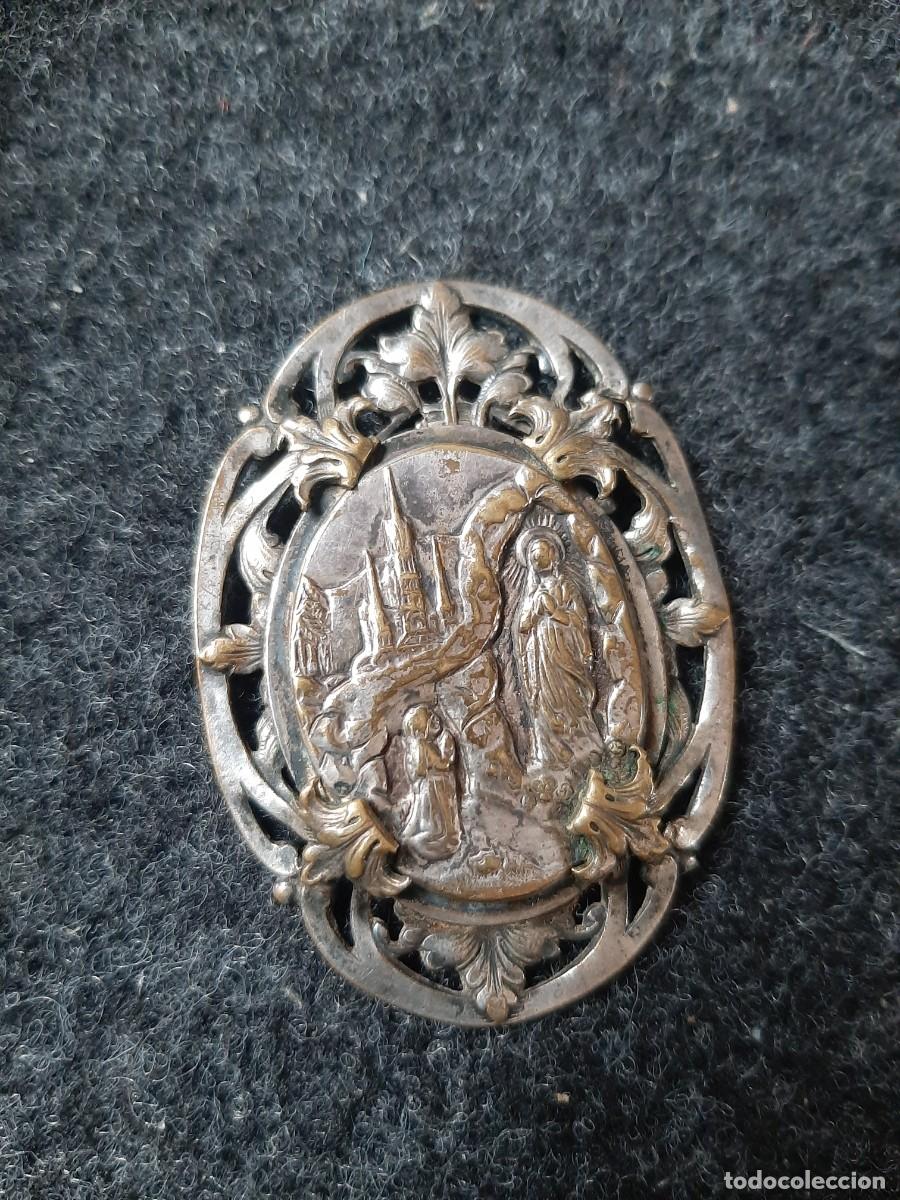 Antig&uuml;edades: Broche relicario s xix - Foto 1