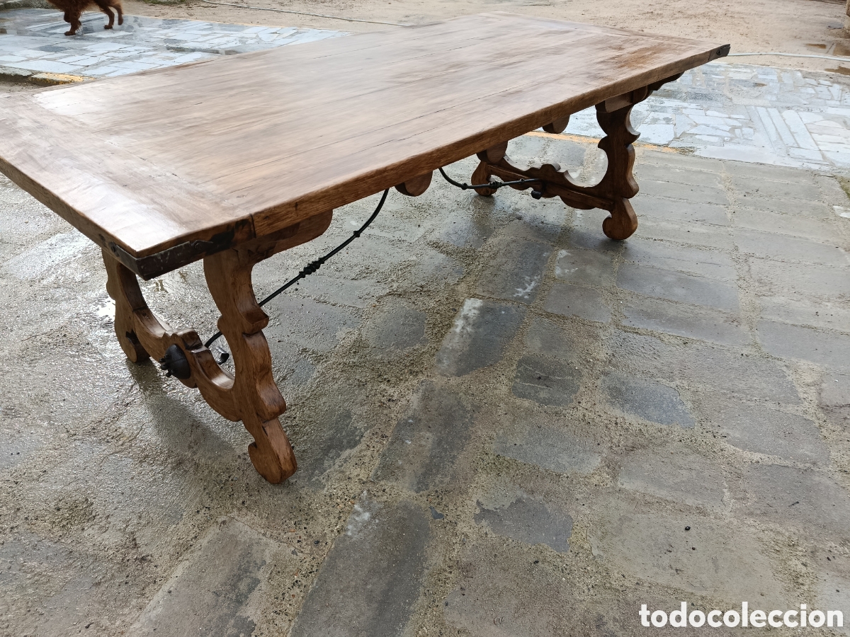 Antig&uuml;edades: Mesa de Roble maciza - Foto 5