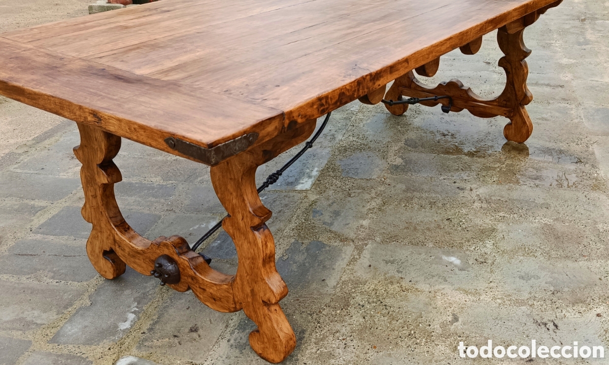 Antig&uuml;edades: Mesa de Roble maciza - Foto 6