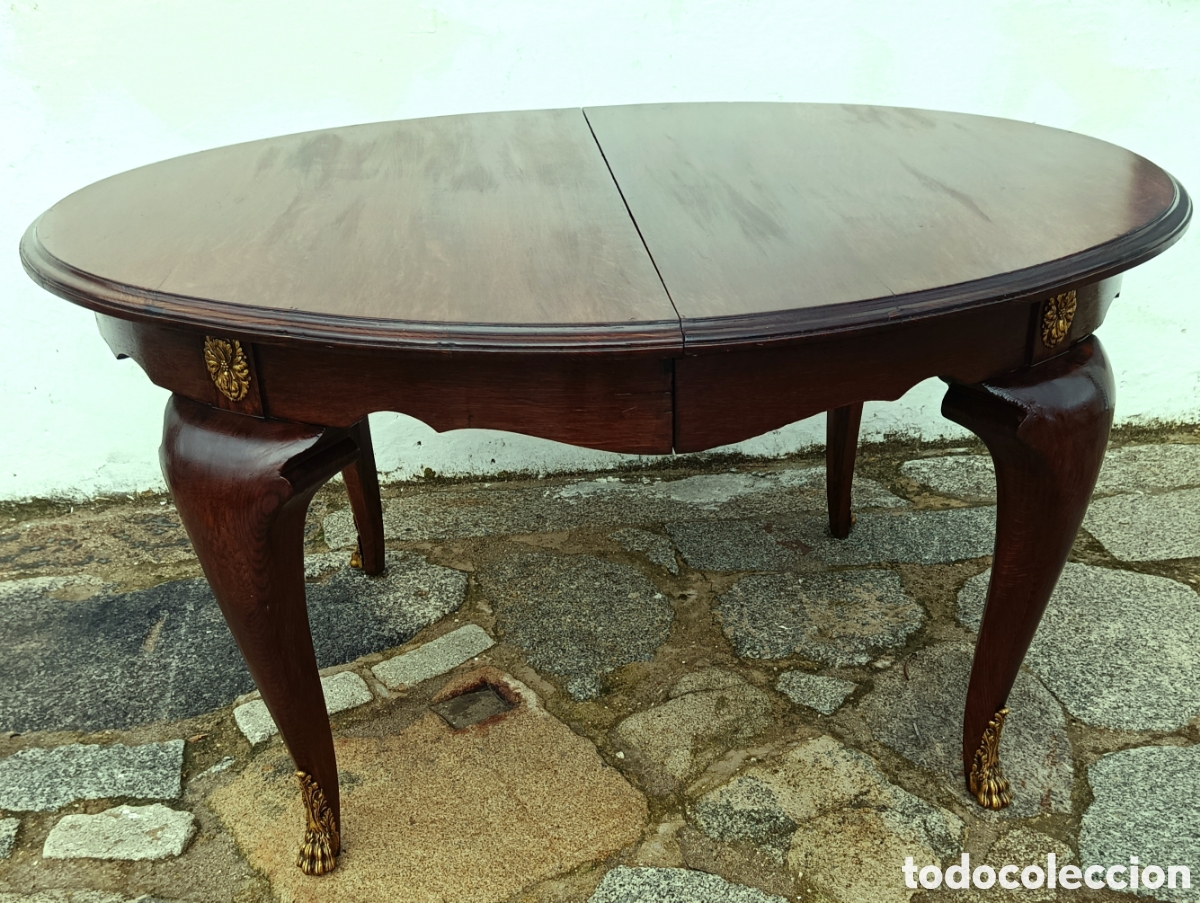 Antig&uuml;edades: Mesa extensible de madera de Caoba - Foto 2