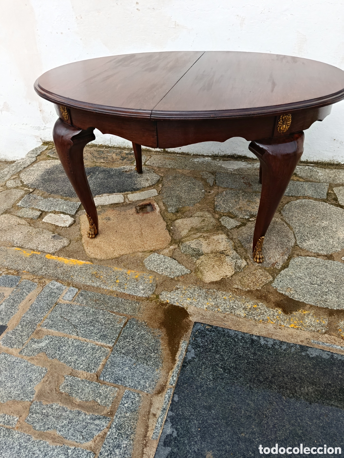 Antig&uuml;edades: Mesa extensible de madera de Caoba - Foto 4