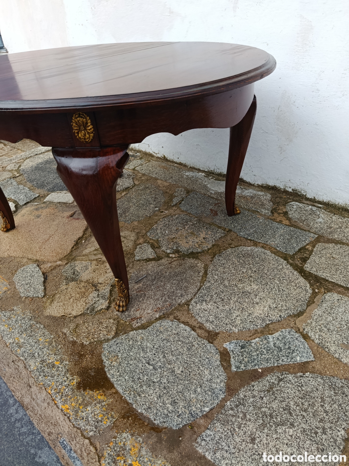 Antig&uuml;edades: Mesa extensible de madera de Caoba - Foto 5