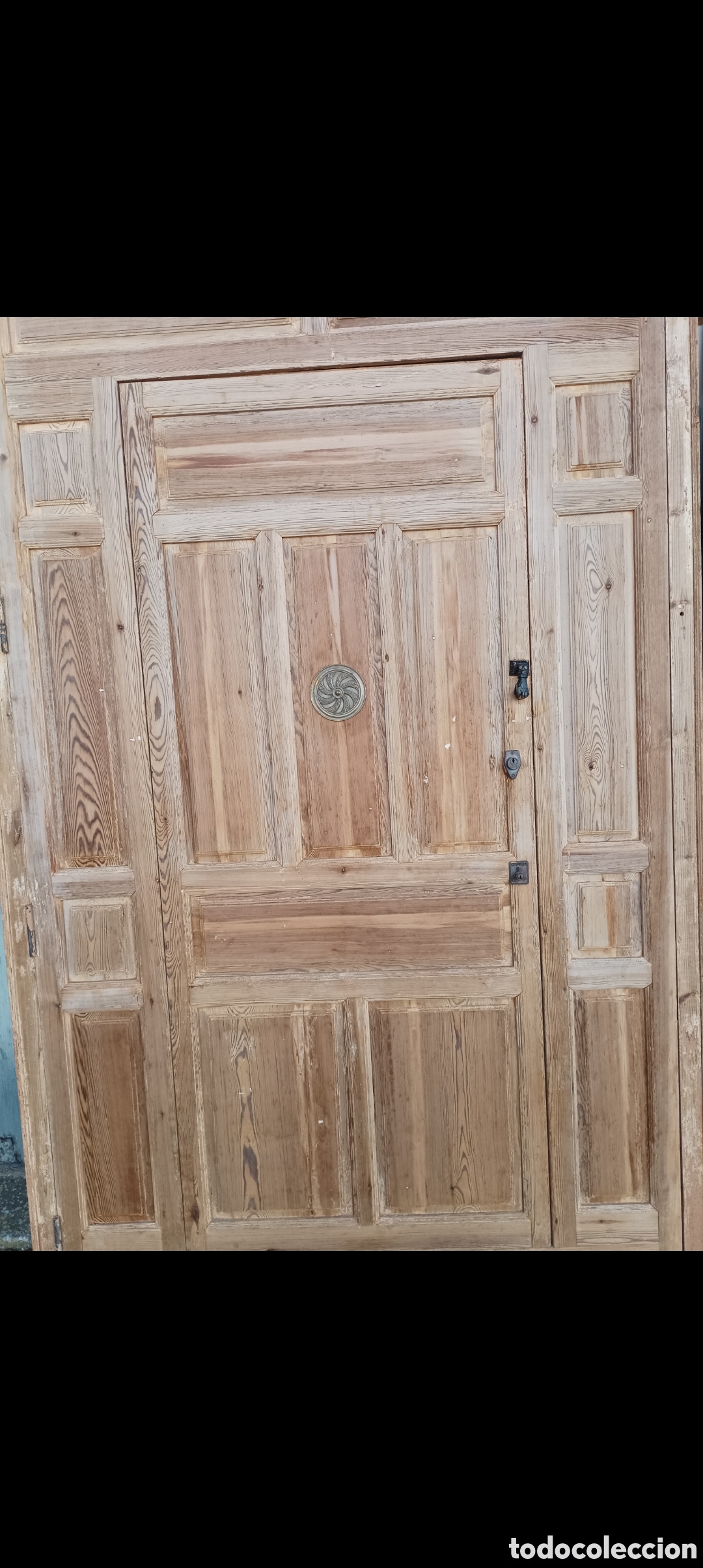 Antig&uuml;edades: PUERTA ANTIGUA DE MADERA - Foto 4
